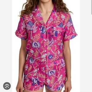 Roller Rabbit Amanda Lulu Printed Short Pajama Set